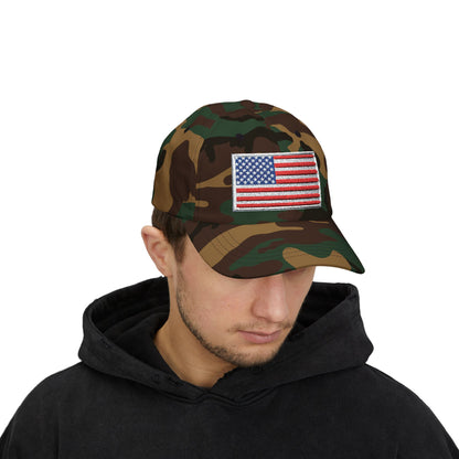 Dad Cap - Embroidered American Flag