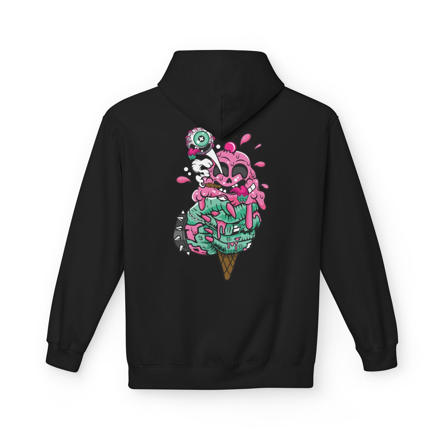Playful Ice Cream Monster Unisex Hoodie