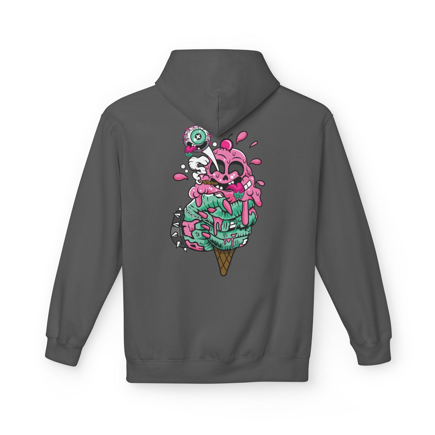 Playful Ice Cream Monster Unisex Hoodie