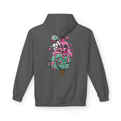 Playful Ice Cream Monster Unisex Hoodie