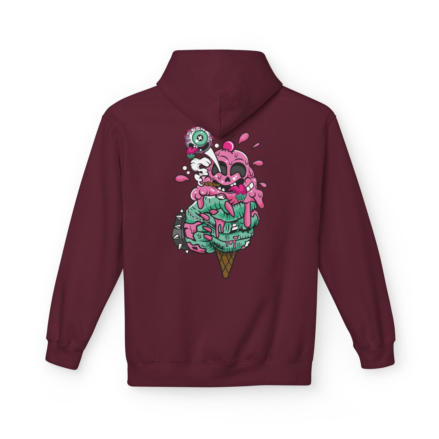 Playful Ice Cream Monster Unisex Hoodie