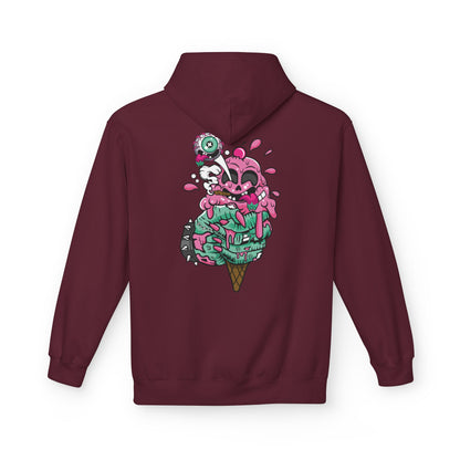 Playful Ice Cream Monster Unisex Hoodie