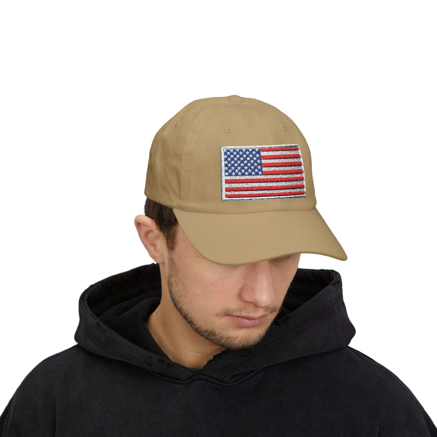 Dad Cap - Embroidered American Flag