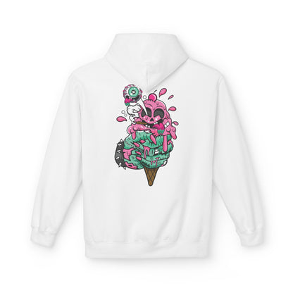 Playful Ice Cream Monster Unisex Hoodie