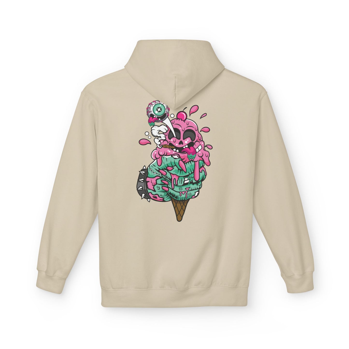 Playful Ice Cream Monster Unisex Hoodie