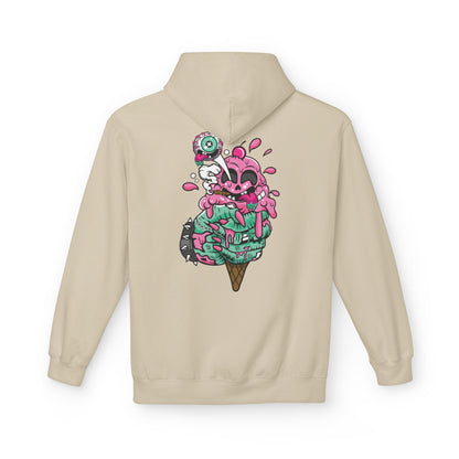 Playful Ice Cream Monster Unisex Hoodie