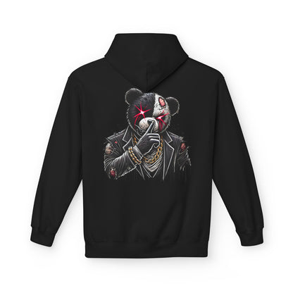 Rebellious Bear Graphic Hoodie for Unisex