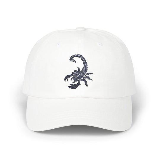 Embroidered Scorpion Classic Dad Cap