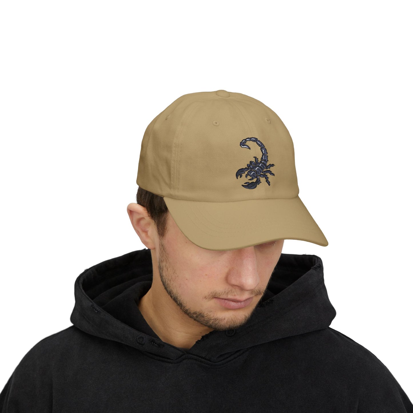 Embroidered Scorpion Classic Dad Cap