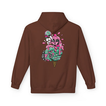 Playful Ice Cream Monster Unisex Hoodie