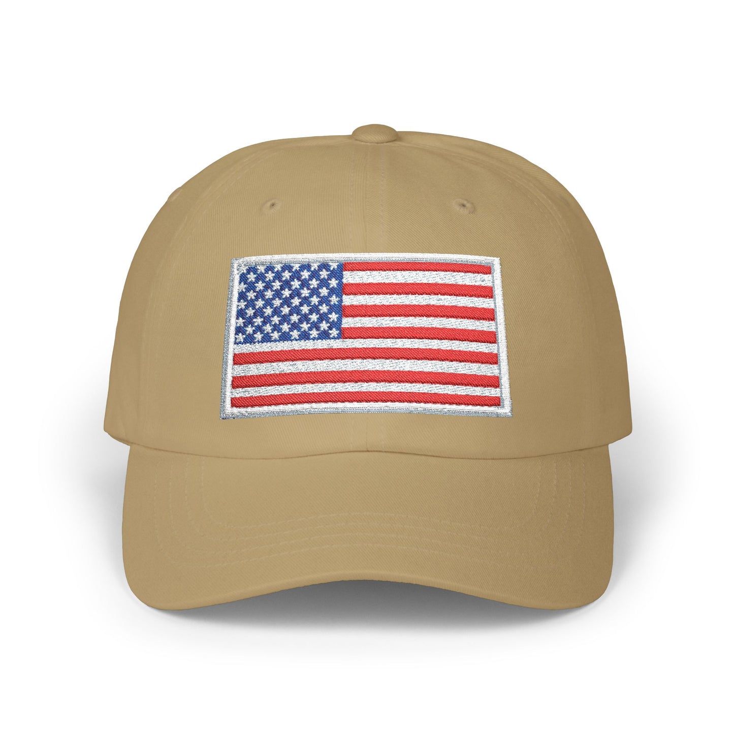 Dad Cap - Embroidered American Flag