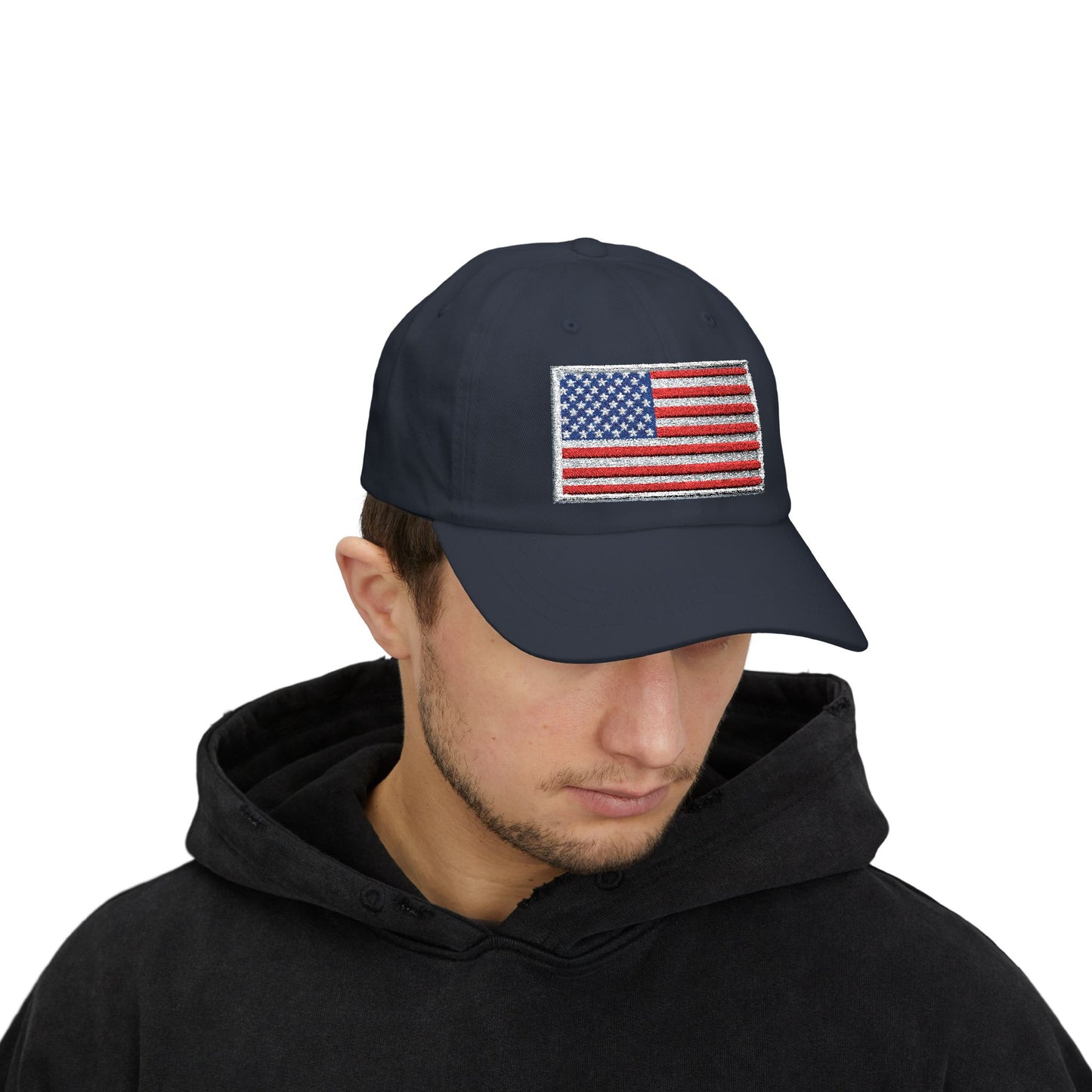 Dad Cap - Embroidered American Flag