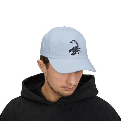 Embroidered Scorpion Classic Dad Cap